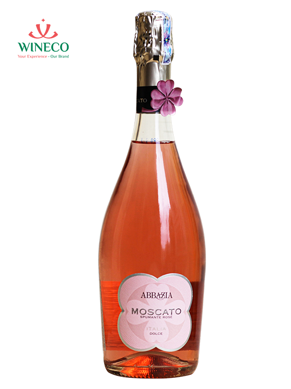 ruou-vang-y-Abbazia-Moscato-Sparking-Rose-Dolce-wineco-viet-nam